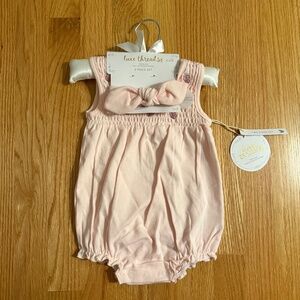Luxe Threads Baby Girl Premium Pima Cotton 2 Piece Set